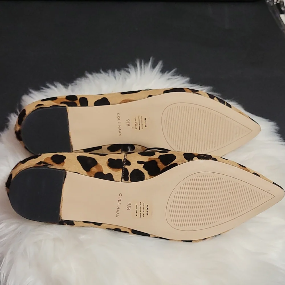 Cole Haan Leopard Print Flats - Picture 8 of 9